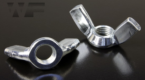 Wing Nuts Din American Form In Bright Zinc Plated Bzp Steel