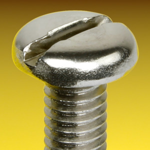 image of UNC Slotted Pan Machine Screws ASME B18.6.3