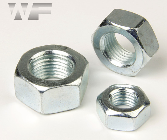 Full Hex Nuts Fine Pitch - DIN 934 in BZP-8 image