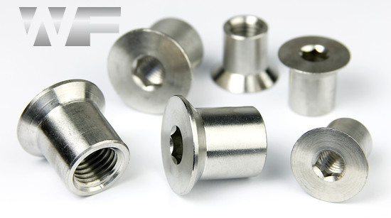 Sleeve Nuts With Countersunk Head and Hex Socket Drive in A1 image