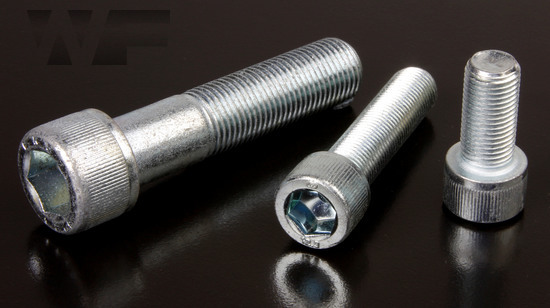 Socket Head Cap Screws With Fine Pitch Thread DIN 912 (ISO 4762) in BZP-12.9 image